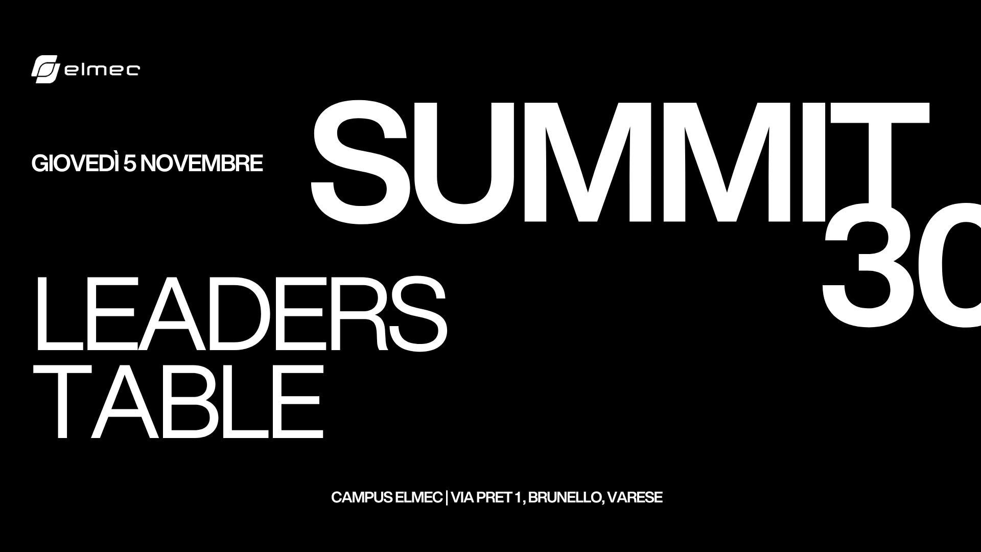 summit 30 leaders table